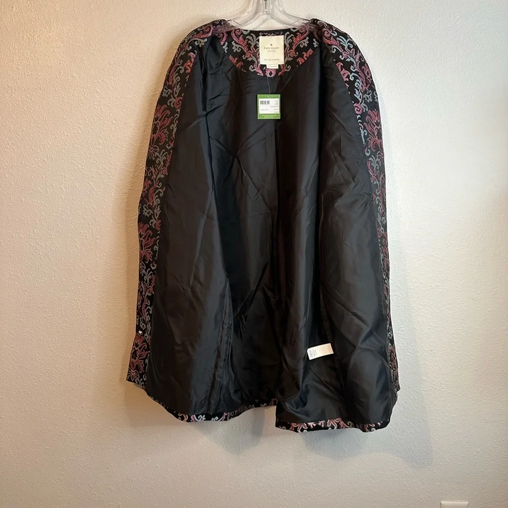 Kate Spade Tapestry Jacquard Jacket Coat Size 10 NEW with Tag